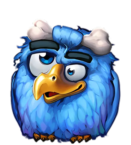 Pirots 2 karakter blauwe vogel