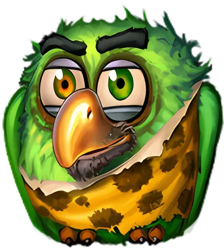 Pirots 2 karakter groene vogel