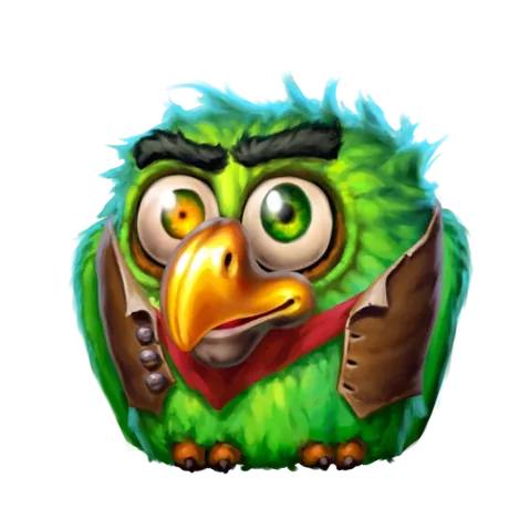 Pirots 3 personage groene vogel