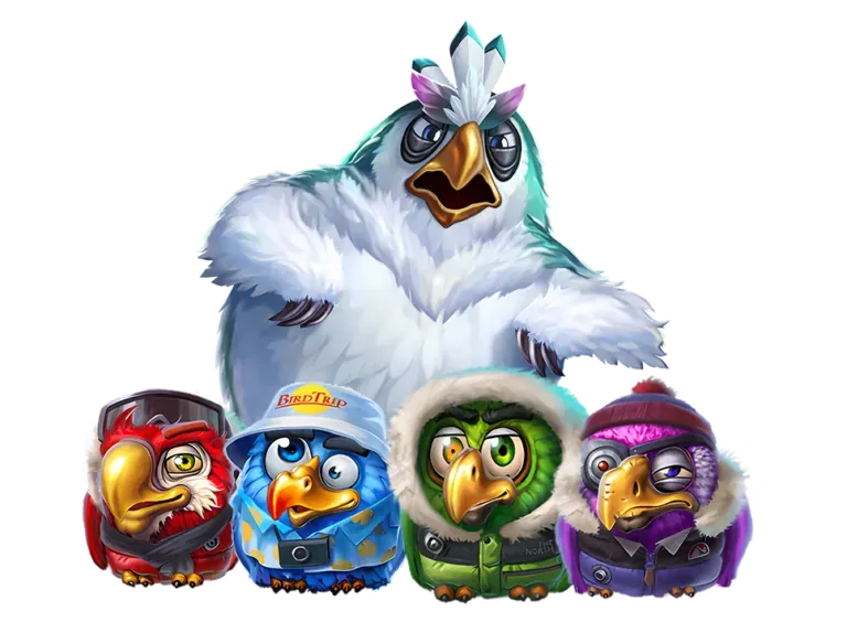 Yeti-vijand in Pirots 4 Frozen Fury-wereld