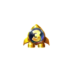 Pirots 4 alles-upgradesymbool (+3 niveaus) in de Lost in Space-wereld