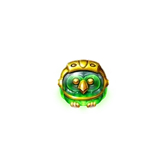 Pirots 4 groen amber symbool op niveau 7