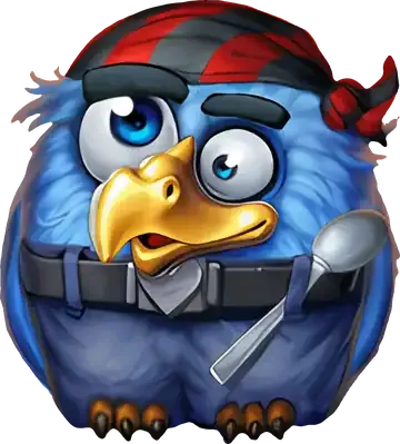 Pirots 5 personage Skipper blauwe vogel