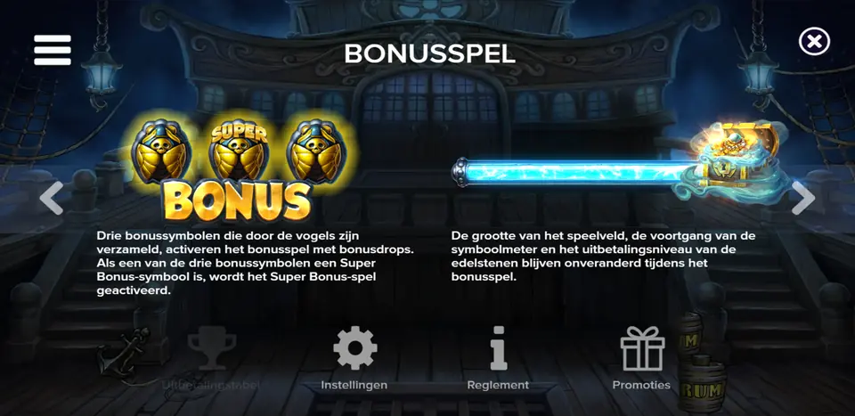 Het Kraken-muntenspel in Pirots 5 met muziekdoos, tentakels en drie drops